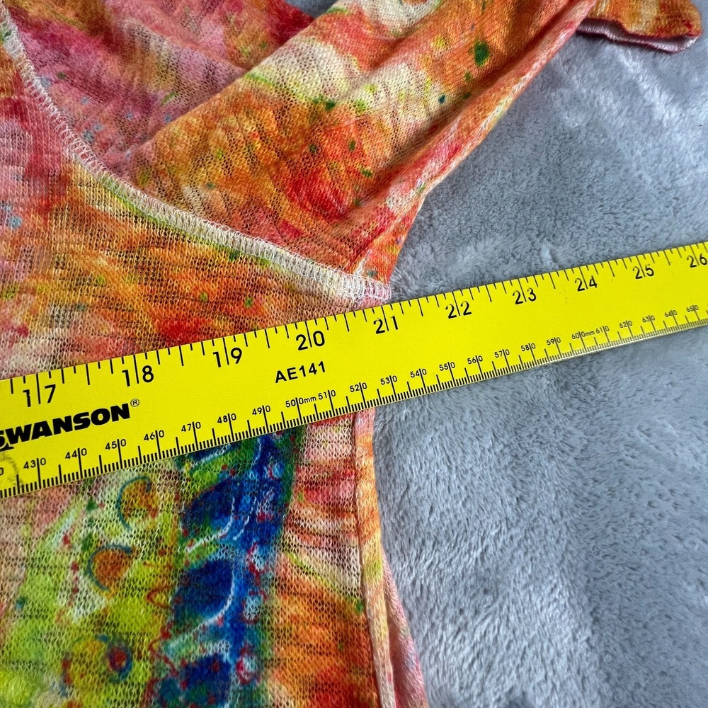 Leoma Lovegrove Open Cardigan Womens Sz XL  Butterfly Wearable Art Knit Kimono - Picture 7 of 12